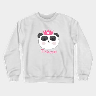 Princess Panda Crewneck Sweatshirt